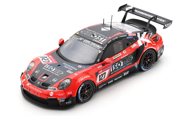 Modelauto 1:43 | Spark SG850 | Porsche 811 GT3 Cup | krämer Racing 2022 #127 - K.Krämer - C.Brück - M.Kranz - A.Vere