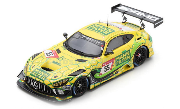 Modelauto 1:43 | Spark SG861 | Mercedes AMG GT3 | Mannfilter Team Landgraf 2022 #55 - D.Baumann - J.Apotheloz - P.Assenheimer -