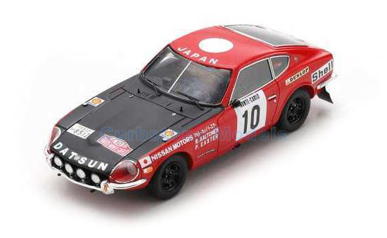 Modelauto 1:43 | Spark S6286 | Datsun 240Z | Nissan Motors 1973 #10 - R.Aaltonen - P.Easter