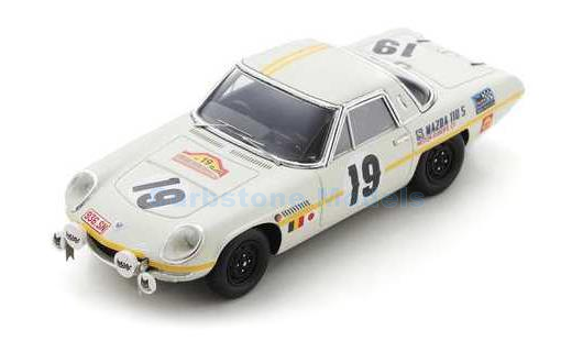 Modelauto 1:43 | Spark S2861 | Mazda Motor Europe Cosmo Sport 110S 1968 #19 - L.Dernier - Y.Deprez - J.Ackermans