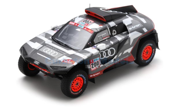 Modelauto 1:43 | Spark S3188 | Audi Q RS E-tron 2022 #200 - S.Peterhansel - E.Boulanger 