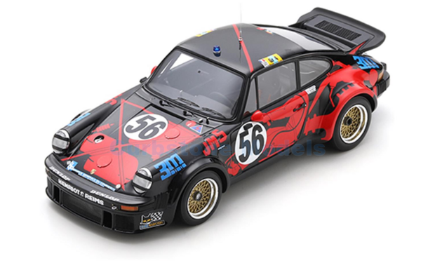 Modelauto 1:18 | Spark 18S287 | Porsche 934 1977 #56 - C.Grandet - J.Bousquet - P.Dagoreau