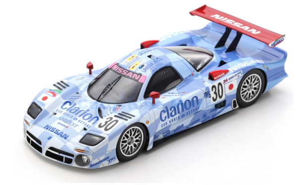 Modelauto 1:43 | Spark S3630 | Nissan Motorsports R390 GT1 1998 #30 - M.Krumm - J.Nielsen - F.Lagorce