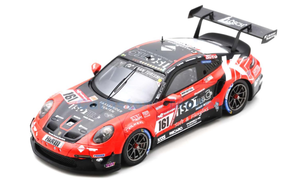 Modelauto 1:43 | Spark SG909 | Porsche 911 GT3 CUP | KKrämer Racing 2023 #161 - C.Brück - K.Krämer - A.Veremko  - -.