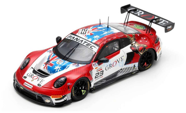 1:43 | Spark SB725 | Porsche 911 GT3 R (992) | Grove Racing 2023 #23 - B.Grove - S.Grove - A.de Pasquale - E.Bamber