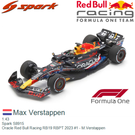 1:43 | Spark S8915 | Oracle Red Bull Racing RB19 RBPT 2023 #1 - M.Verstappen