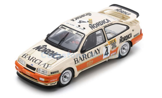 Modelauto 1:43 | Spark SB235 | Ford Sierra RS Cosworth | Wolf Racing Barclay 1987 #4 - J.Winkelhock - M.Burkhard  - D.Artzet