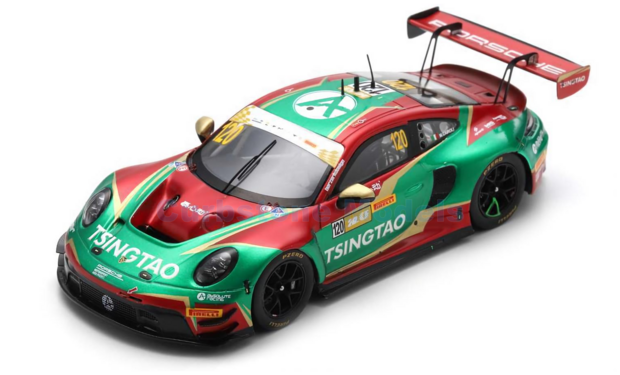 Modelauto 1:43 | Spark SA287 | Porsche 911 GT3 R (992) | Absolute Racing 2023 #120 - M.Cairoli