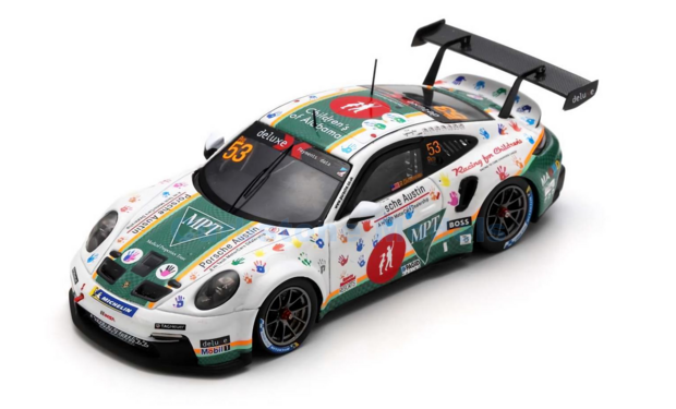 Modelauto 1:43 | Spark US370 | Porsche 911 GT3 Cup 2023 #17 - R.Dickinson