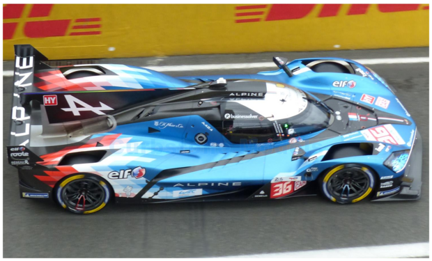 Modelauto 1:43 | Spark S9123 | Alpine Endurance Team A424 2024 #36 - M.Schumacher - N.Lapierre - M.Vaxiviere