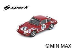 Modelauto 1:43 | Spark S9751 | Porsche 911 T | Wicky Racing Team 1969 #42 - A.Wicky - E.Berney