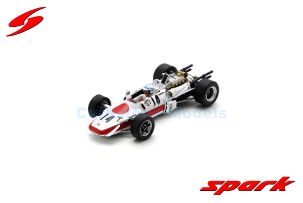 Modelauto 1:43 | Spark S6228 | Honda RA302 1968 #14 - J.Surtees