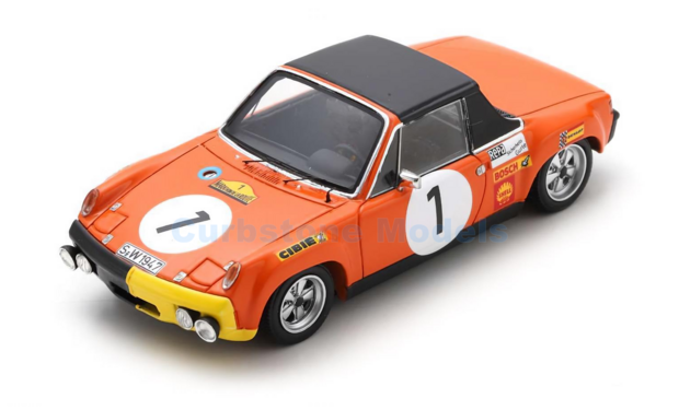 Modelauto 1:43 | Spark S2864 | Porsche 914/6 1970 #1 - H.Marko - C.Haldi - G.Larrousse