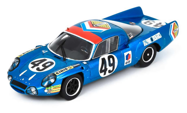 Modelauto 1:43 | Spark S5696 | Trophée Le Mans Alpine A210 1969 #49 - J.Foucteau  - P.Compain 