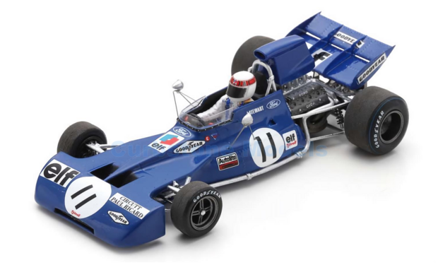 Modelauto 1:43 | Spark S7232 | Tyrrell F1 003 1971 #11 - J.Stewart