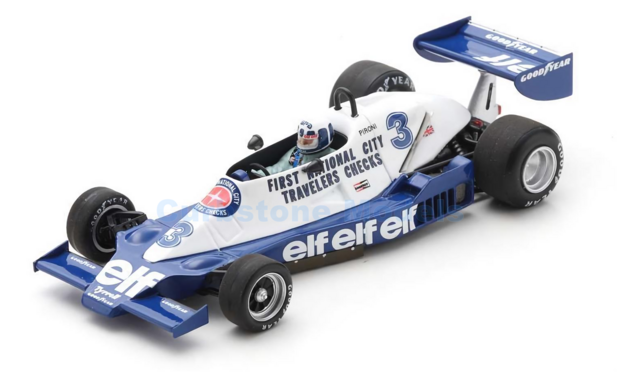 Modelauto 1:43 | Spark S7237 | Tyrrell F1 008 1978 #3 - D.Pironi