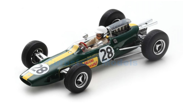 Modelauto 1:43 | Spark S7293 | Lotus 25 1965 #28 - G.Russo