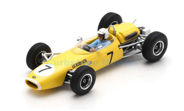 Modelauto 1:43 | Spark S7433 | Brabham BT11A | Alec Mindren Racing 1979 #7 - F.Gardner