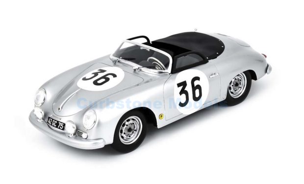 Modelauto 1:18 | Spark 18S677 | Porsche 356 A Speedster | M. Slotine (private entrant) 1957 #36 - M.Slotine - R.Bourel