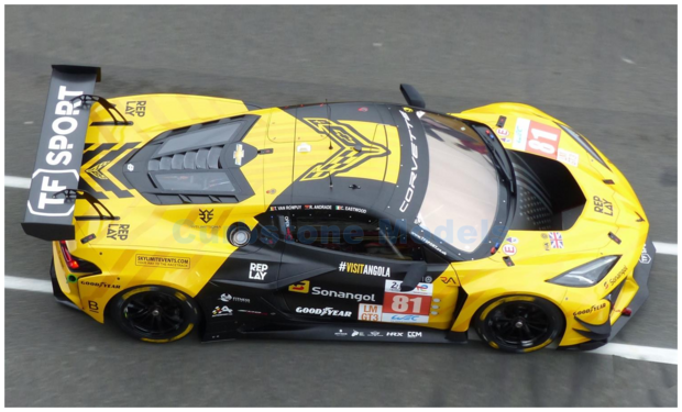 Modelauto 1:43 | Spark S9155 | Corvette Z06 GT3 R | TF Sport 2024 #81 - R.Andrade - T.van Rompuy - C.Eastwood