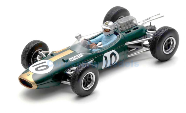 Modelauto 1:43 | Spark S7086 | Brabham BT7 1965 #10 - G.Baghetti