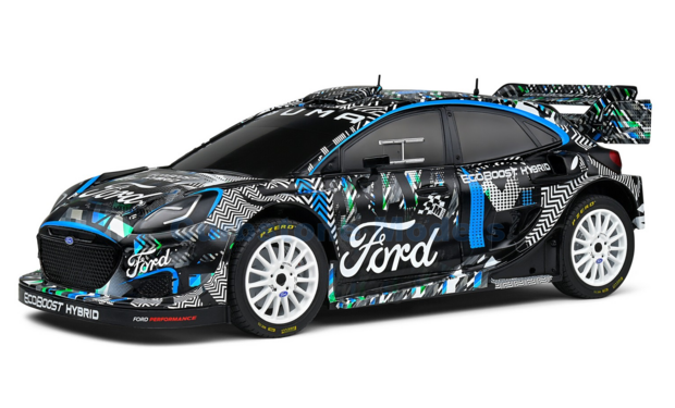 Modelauto 1:18 | Solido S1809501 | Ford M-Sport WRT Puma Rally1 Hybrid WRC 2021 - A.Fourmaux - M.Wilson