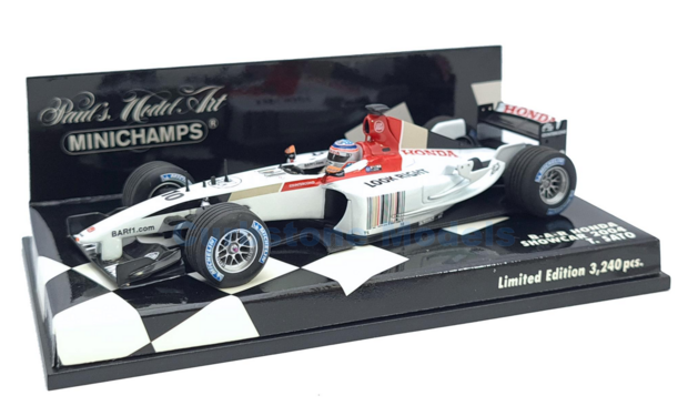 Modelauto 1:43 | Minichamps 100040080 | BAR Honda 006 Honda 2004 - T.Sato