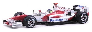 Modelauto 1:43 | Minichamps 400040016 | Panasonic Toyota racing TF104 Panasonic 2004 #16 - C.Da Matta