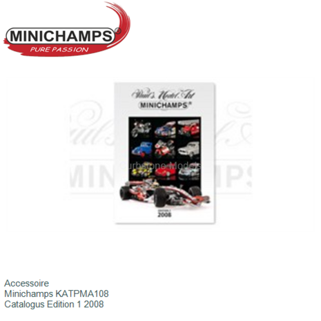 Accessoire  | Minichamps KATPMA108 | Catalogus Edition 1 2008