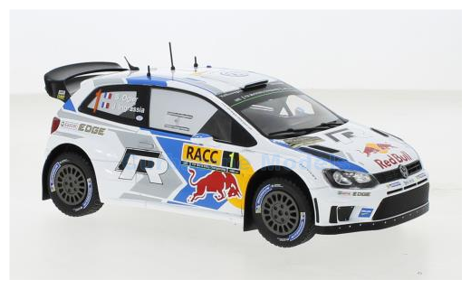 Modelauto 1:24 | IXO-Models 24RAL018A | Volkswagen Polo R WRC 2014 #1 - S.Ogier - J.Ingrassia