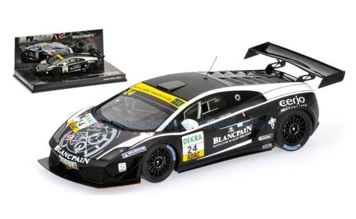 Modelauto 1:43 | Minichamps 437111224 | Lamborghini Gallardo LP 600 | Reiter Motorsport 2011 #24 - P.Kox - M.Hayek