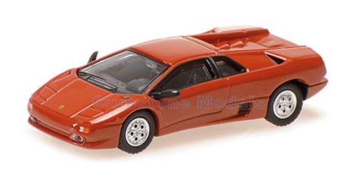 Modelauto 1:87 | Minichamps 870103224 | Lamborghini Diablo | Koper metallic 1994