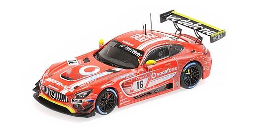 Modelauto 1:43 | Minichamps 413193716 | Mercedes AMG GT3 2019 #16 - R.van der Zande - J.Seyffarth - K.Heyer - T.Vautier