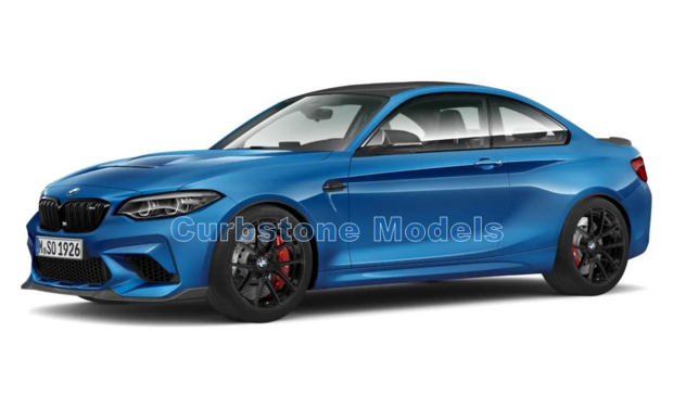 Modelauto 1:18 | Minichamps 155021022 | BMW M2 CS Blauw Metallic 2020