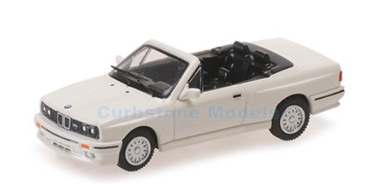 Modelauto 1:87 | Minichamps 870020231 | BMW M3 Cabrio E30 Wit 1988