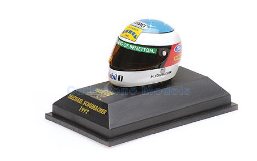 Modelauto 1:10 | Minichamps 510389219 | Bell Helmet 1992 - M.Schumacher