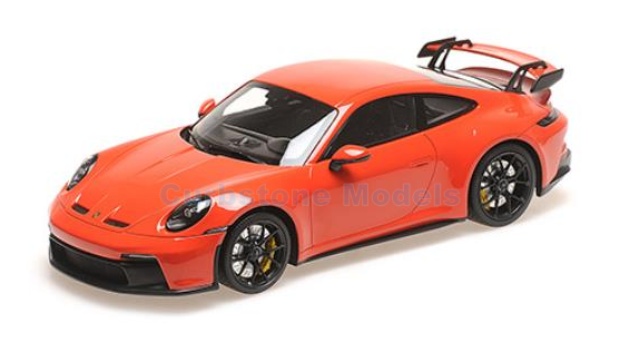 Modelauto 1:18 | Minichamps 117069000 | Porsche 911 GT3 992 Oranje 2021