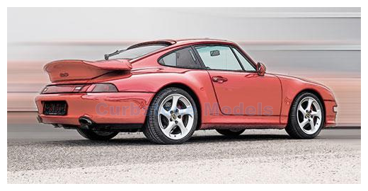 Modelauto 1:18 | Minichamps 155061170 | Porsche 911 Turbo 993 Rood 1995