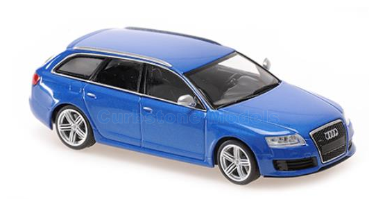 Modelauto 1:43 | Minichamps 940017211 | Audi RS 6 Avant Blauw metallic 2007