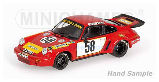 Modelauto 1:18 | Minichamps 155756358 | Porsche 911 Carrera RSR 3.0 | GELO Racing Team 1975 #58 - G.van Lennep - M.Schurti - D.