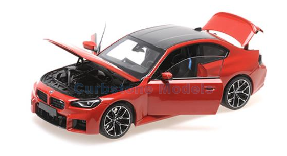 Modelauto 1:18 | Minichamps 110023120 | BMW M2 Red Metallic 2022