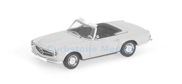 Modelauto 1:87 | Minichamps 870034034 | Mercedes Benz 280 sl beige metallic 1968