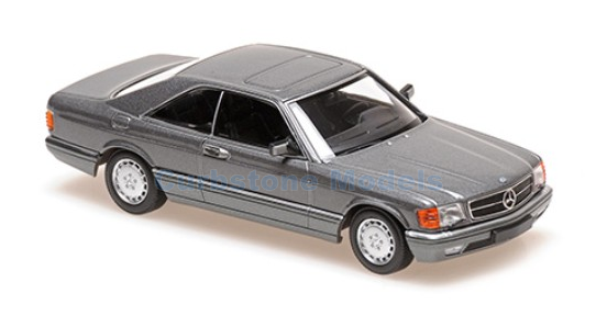 Modelauto 1:43 | Minichamps 940035122 | Mercedes Benz 560 SEC C126 Grijs metallic 1980