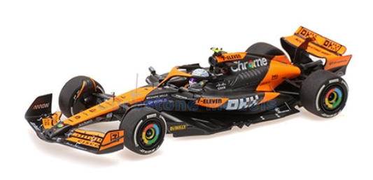 Modelauto 1:43 | Minichamps 537245604 | McLaren Formula One Team MCL38 2024 #4 - L.Norris