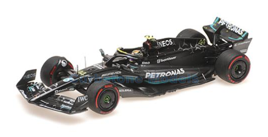 Modelauto 1:43 | Minichamps 417230844 | Mercedes W14 E Performance 2023 - L.Hamilton