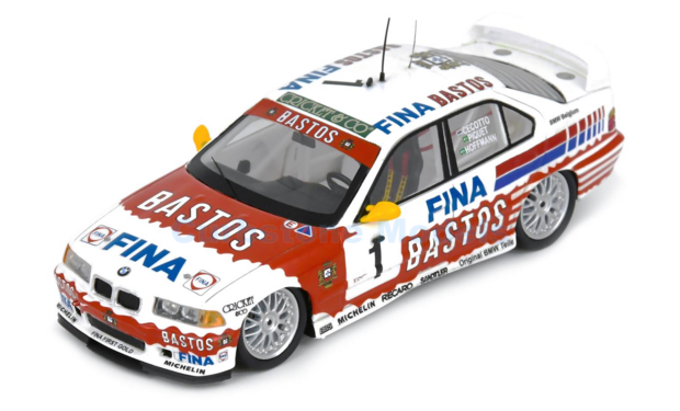 Modelauto 1:43 | Spark SB674 | BMW Fina Bastos Team 318i 1994 #1 - N.Piquet - I.Hoffmann - J.Cecotto