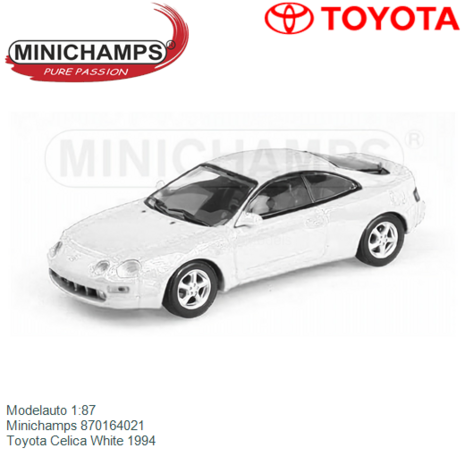 Modelauto 1:87 | Minichamps 870164021 | Toyota Celica White 1994