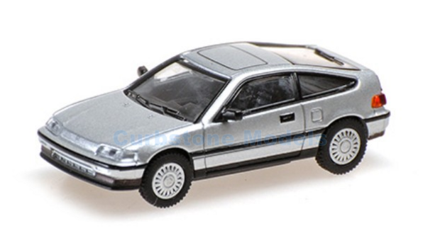 Modelauto 1:87 | Minichamps 870161021 | Honda CR-X MK2  SILVER 1987