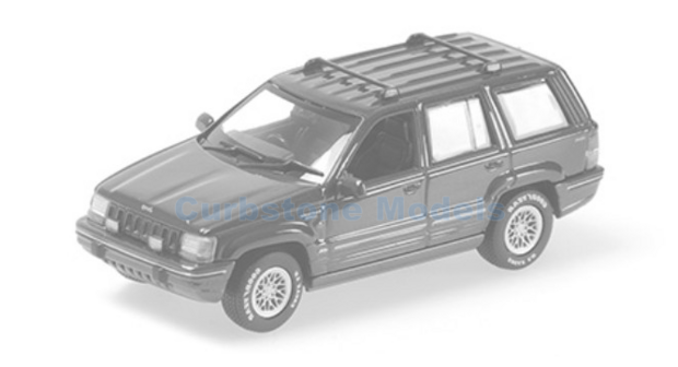 Modelauto 1:87 | Minichamps 870149664 | Jeep GRAND CHEROKEE DARK GREEN METALLIC  1993