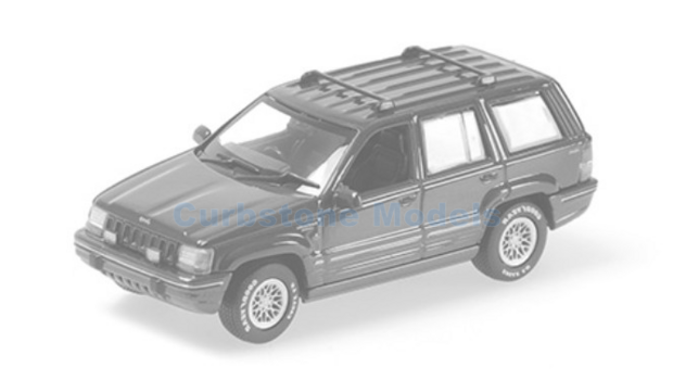 Modelauto 1:87 | Minichamps 870149662 | JEEP GRAND CHEROKEE BLACK 1993